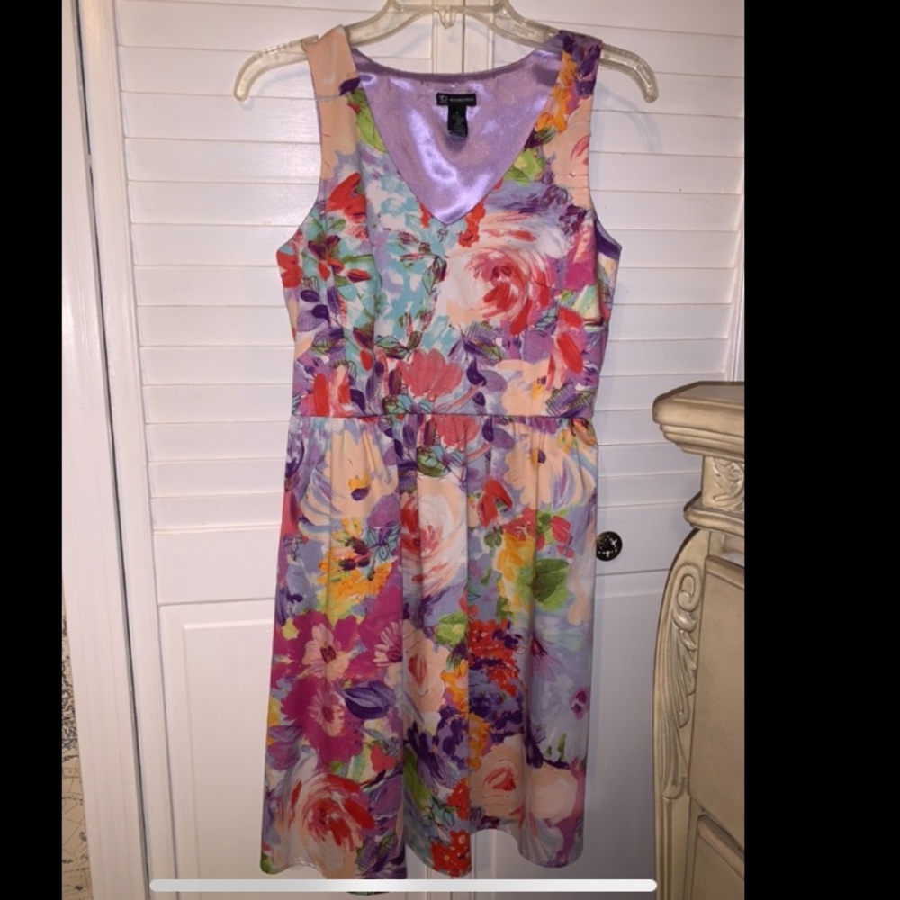 Floral Multicolored Summer Dress Sz. 4